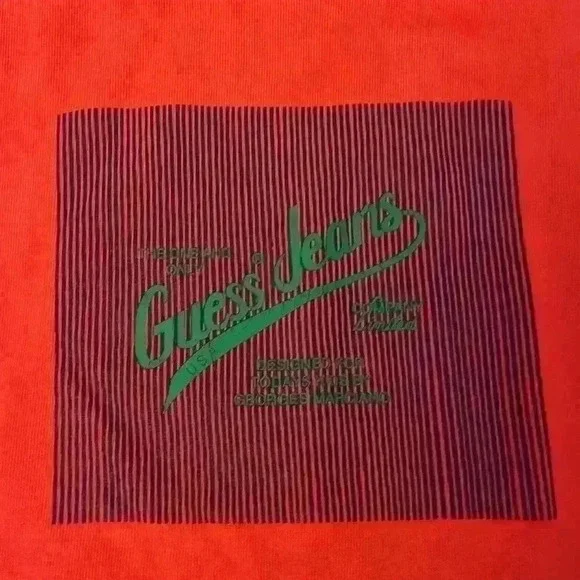 Vintage Guess Jeans Red Sweater - Picture 2 of 5